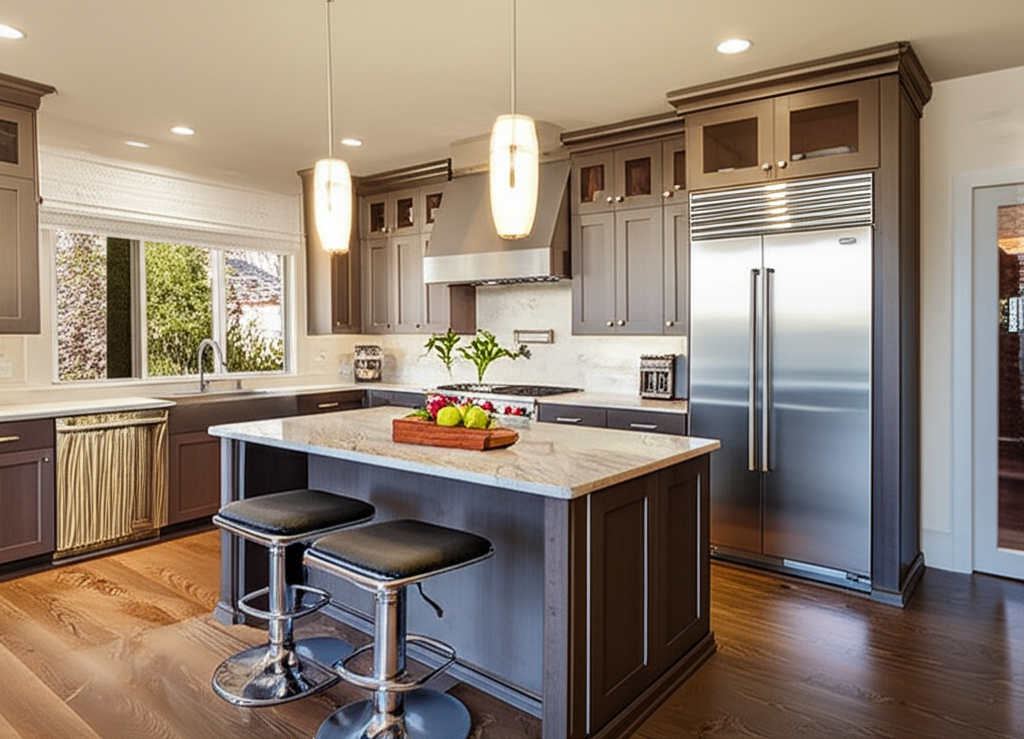 Custom kitchen cabinets