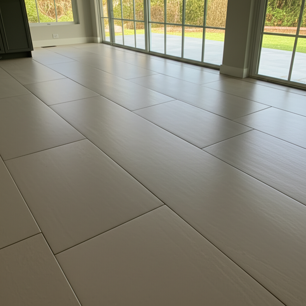 Tile flooring
