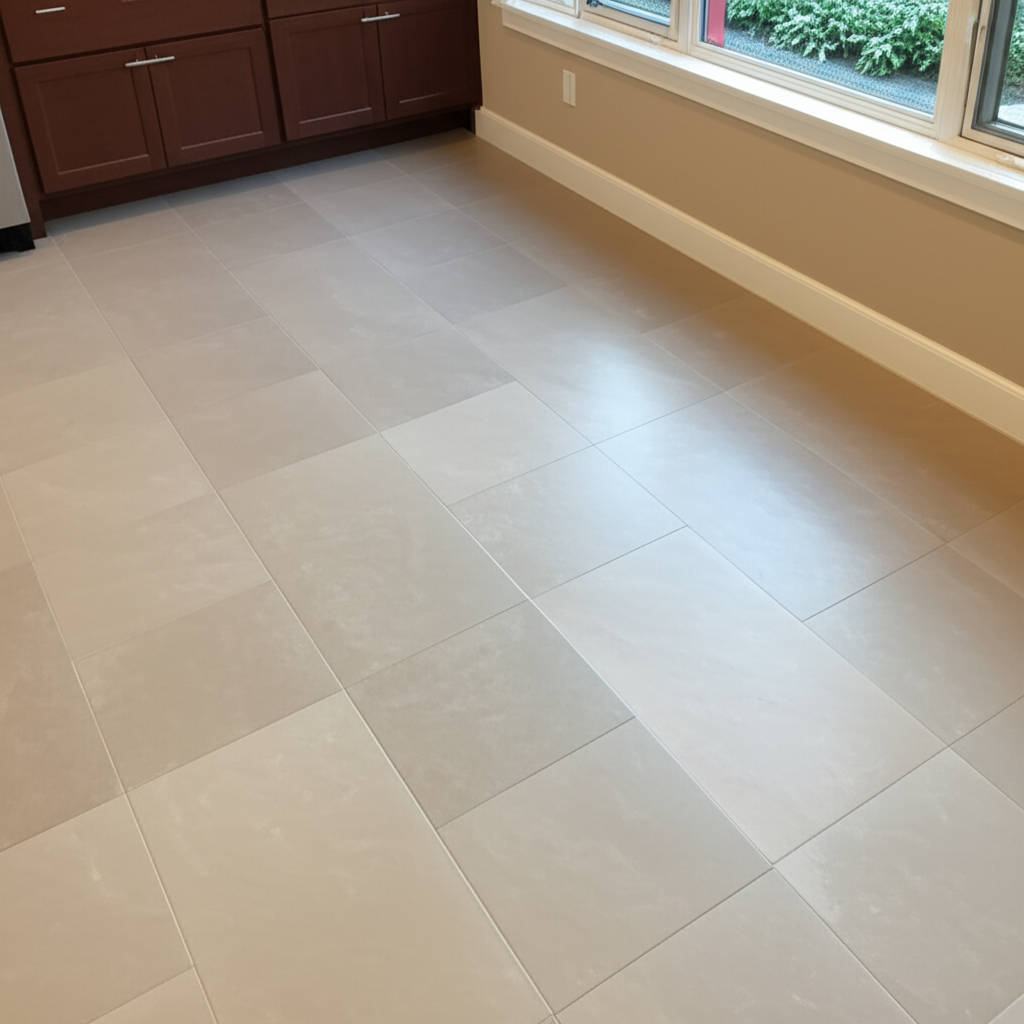 Tile flooring