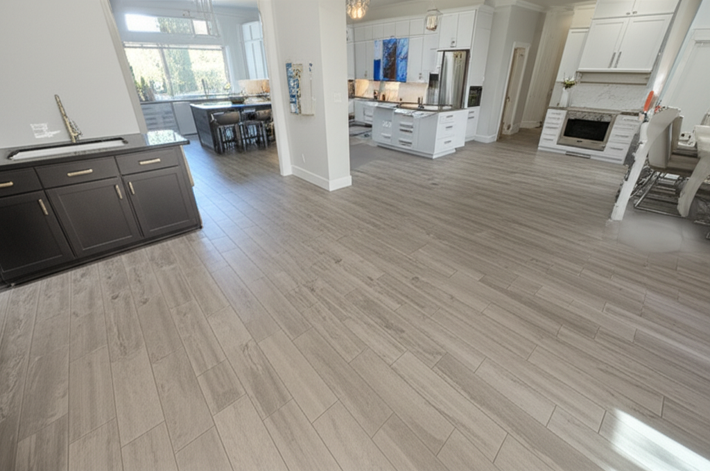 Tile flooring