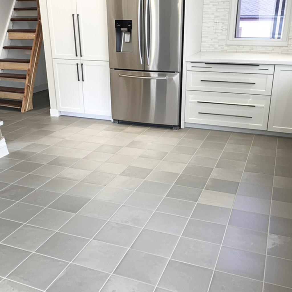 Tile flooring